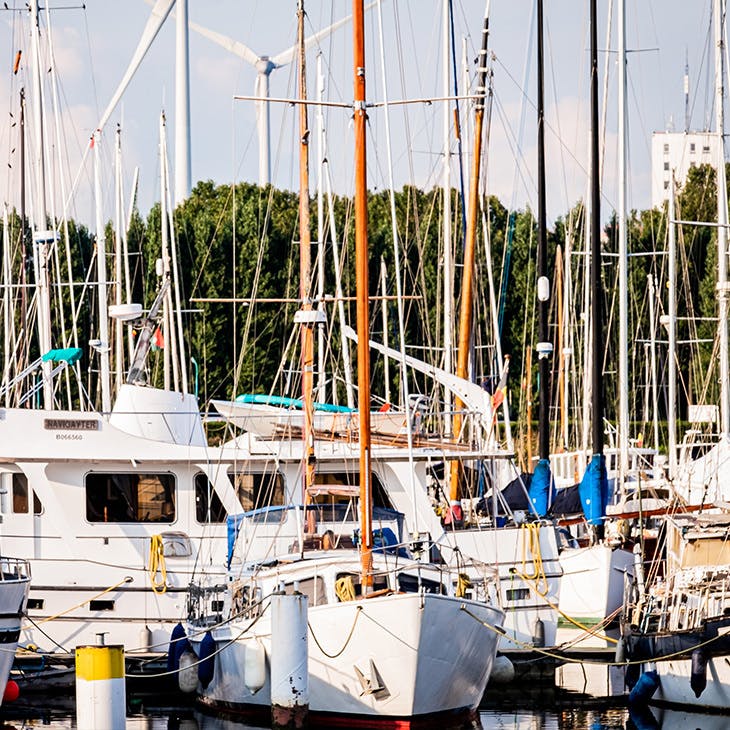 Anna omgeving jachthaven