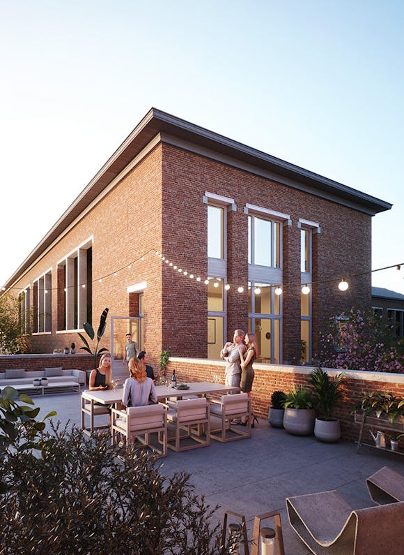 Normaalschool Lier CAAAP terras